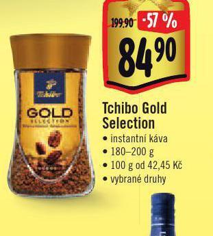 Jip Tchibo gold selection instantní káva nabídka