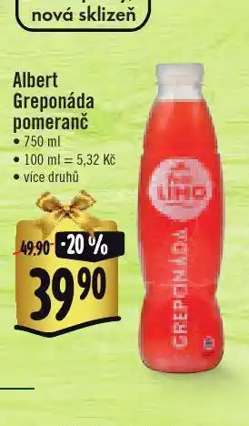 Jip Albert greponáda pomeranč nabídka