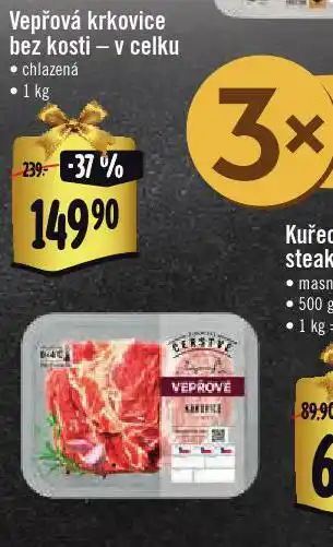 Jip Vepřová krkovice bez kosti - plátky nabídka