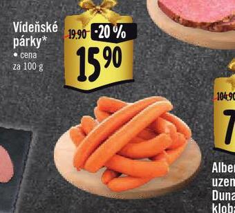 Jip Vídeňské párky nabídka
