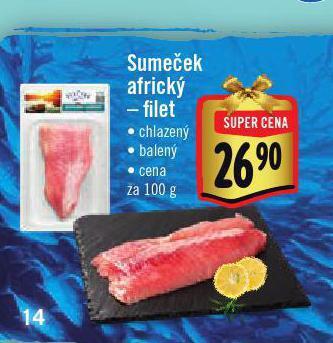 Jip Sumeček africký - filet nabídka