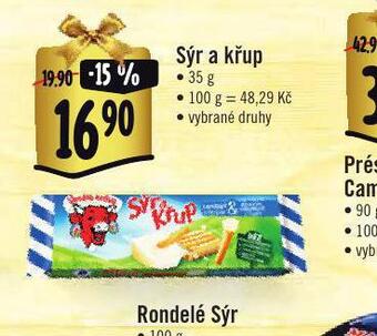 Jip Sýr a křup nabídka