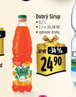 Jip Dobrý sirup nabídka
