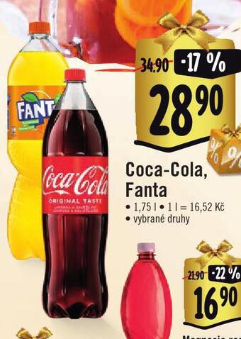 Jip Coca cola, fanta nabídka