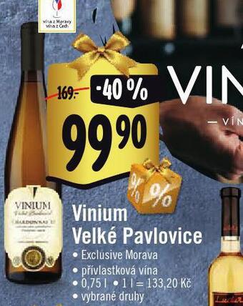 Jip Vinium velké pavlovice nabídka