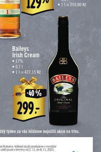 Jip Baileys irish cream nabídka