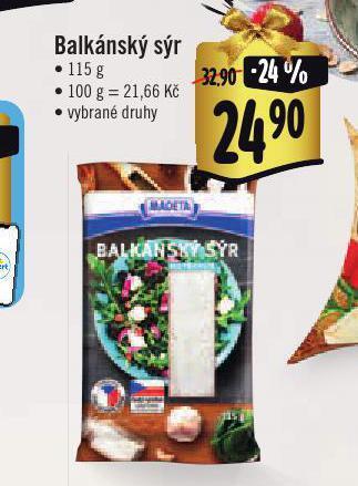 Jip Balkánský sýr nabídka