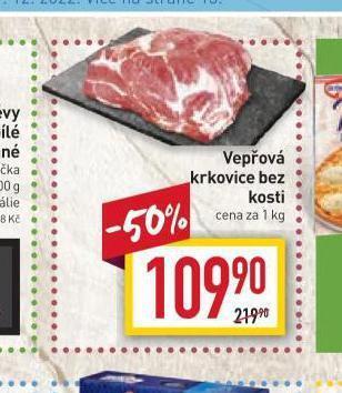 Billa Vepřová krkovice bez kosti nabídka