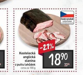 Billa Anglická slanina nabídka