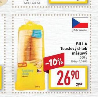 Billa Billa toustový chléb nabídka