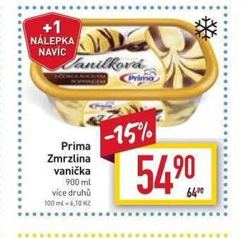 Billa Prima zmrzlina vanička nabídka