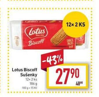 Billa Lotus biscoff sušenky nabídka