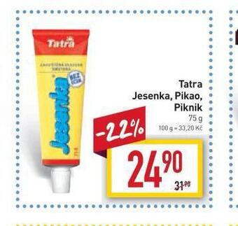 Billa Tatra jesenka, pikao, piknik nabídka