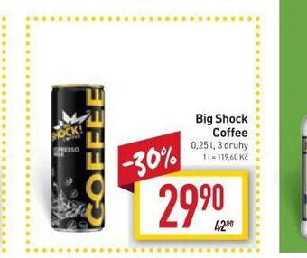 Billa Big shock coffee nabídka