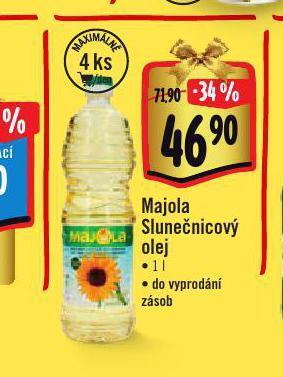 Albert Majola slunečnicový olej nabídka