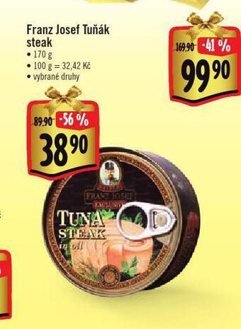 Albert Franz josef tuňák steak nabídka