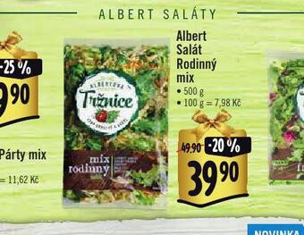 Albert Albert salát rodinný mix nabídka
