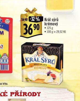 Albert Král sýrů krémový nabídka