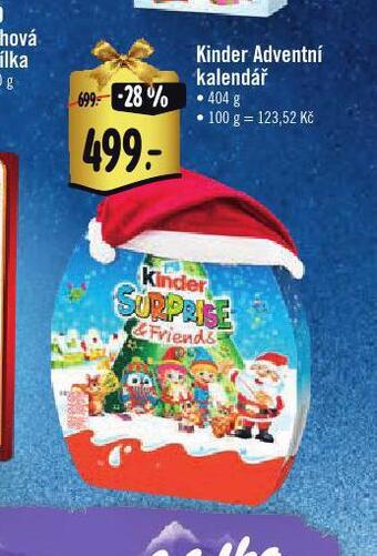 Albert Kinder adventní kalendář nabídka