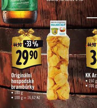 Albert Originální hospodské brambůrky nabídka