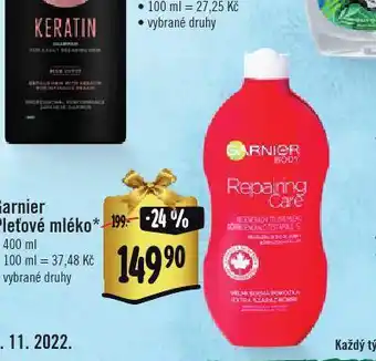 Albert Garnier pleťové mléko nabídka