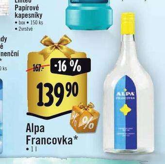 Albert Alpa francovka nabídka