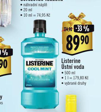 Albert Listerine ústní voda nabídka