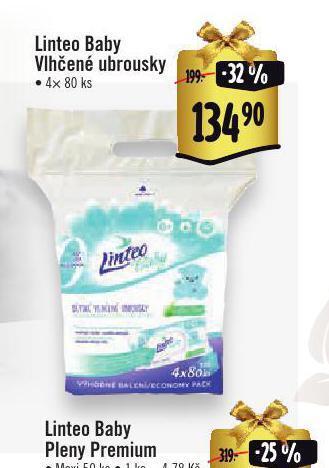 Albert Linteo baby vlhčené ubrousky nabídka
