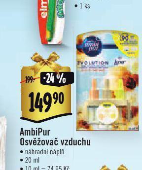 Albert Ambipur osvěžovač vzduchu nabídka