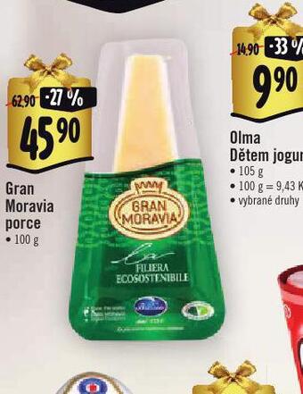 Albert Gran moravia porce nabídka