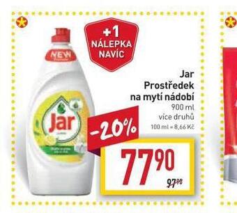 Billa Jar prostředek na nádobí nabídka