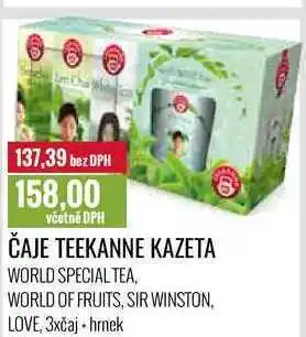 Ratio Čaje teekanne kazeta 3x čaj+hrnek nabídka