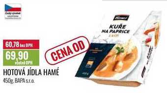 Ratio Hotová jídla hamé, 450g nabídka