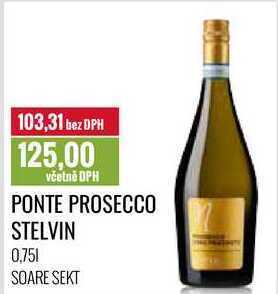 Ratio Ponte prosecco stelvin, 0,75 l nabídka