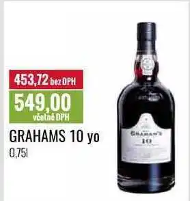 Grahams 10 yo, 0,75 l