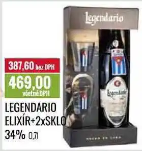 Ratio Legendario elixir+2xsklo 34%, 0,7 l nabídka