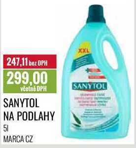 Ratio Sanytol na podlahy, 5 l nabídka