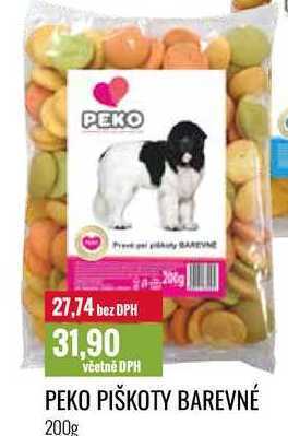 Ratio Peko piškoty barevné 200g nabídka