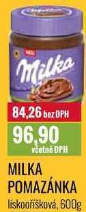 Ratio Milka pomazánka 600g nabídka