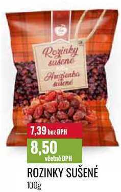 Ratio Rozinky sušené 100g nabídka