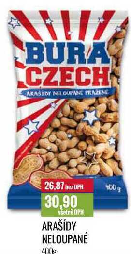 Ratio Arašídy neloupané 400g nabídka