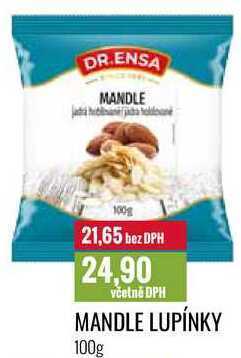Ratio Mandle lupínky 100g nabídka