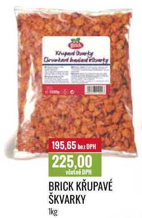 Ratio Brick křupavé škvarky 1kg nabídka