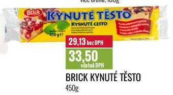 Ratio Brick kynuté těsto 450g nabídka