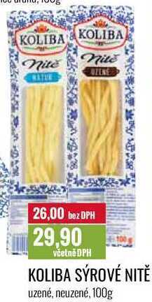 Ratio Koliba sýrové nitě 100g nabídka