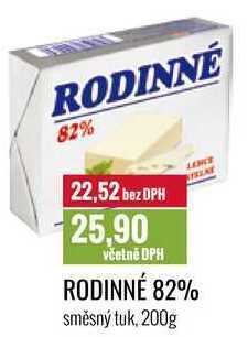 Ratio Rodinné 82% 200g nabídka