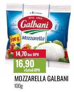 Ratio Mozzarella galbani 100g nabídka