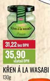 Ratio Křen á la wasabi 130g nabídka