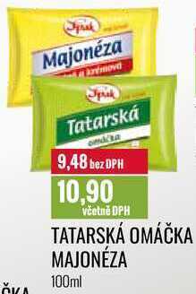 Ratio Tatarská omáčka majonéza 100ml nabídka