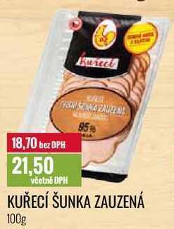 Ratio Kuřecí šunka zauzená 100g nabídka